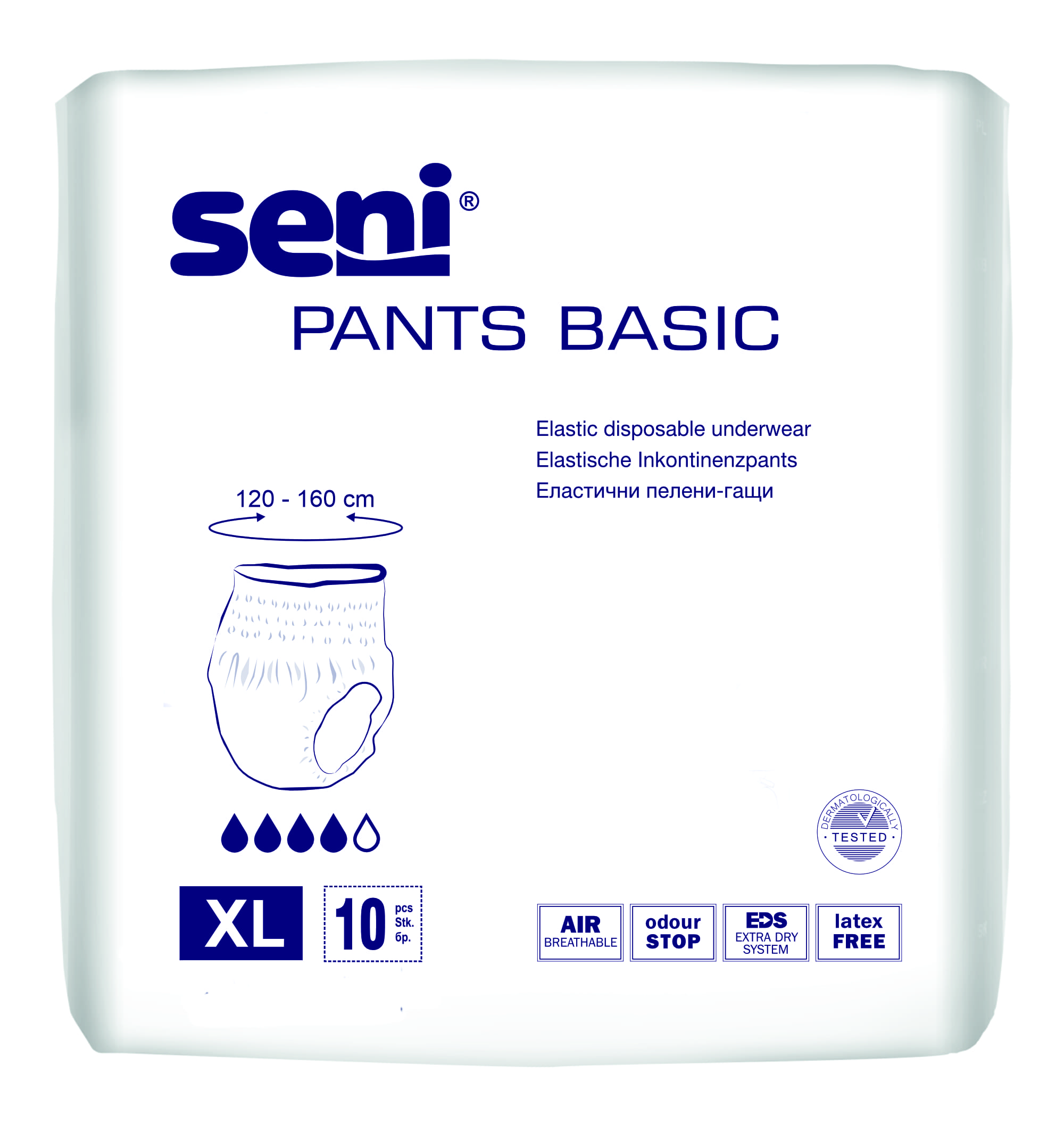 Труси поглинальні для дорослих SENI PANTS BASIC extra large.(10 шт.)
